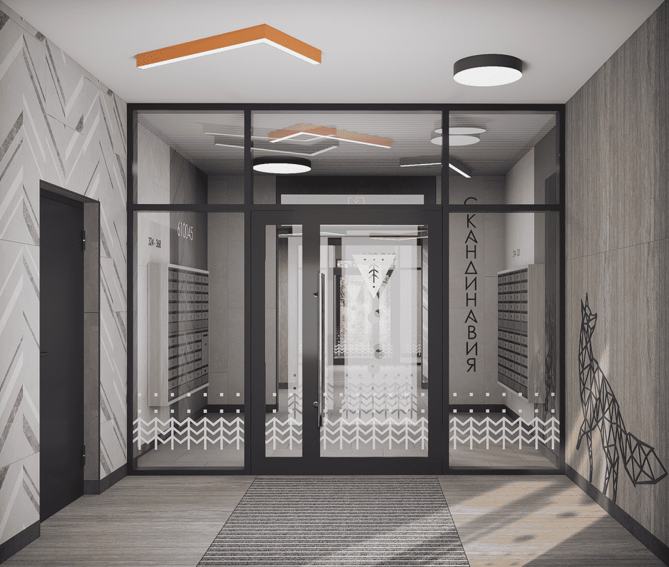 Интерьер подъезда