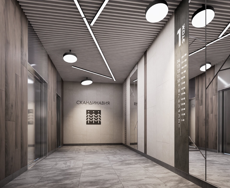 Интерьер подъезда