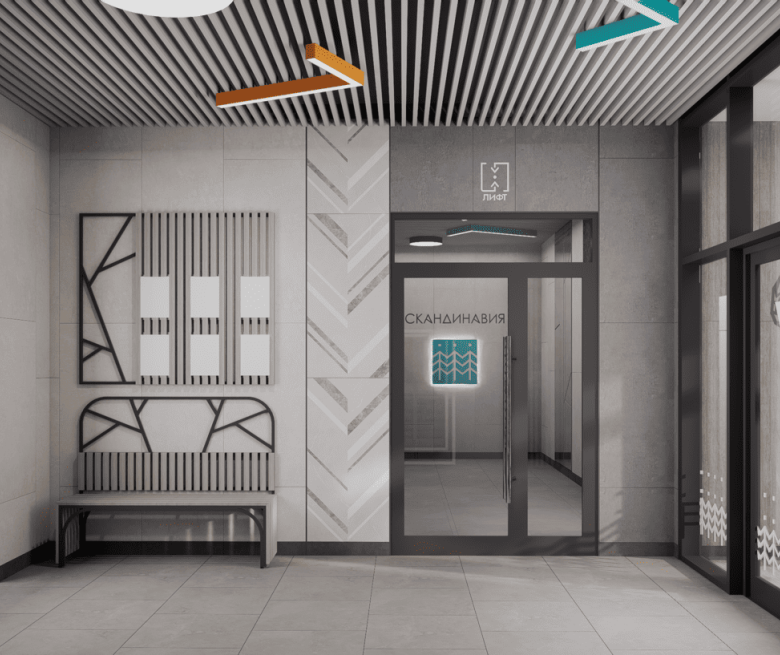 Интерьер подъезда