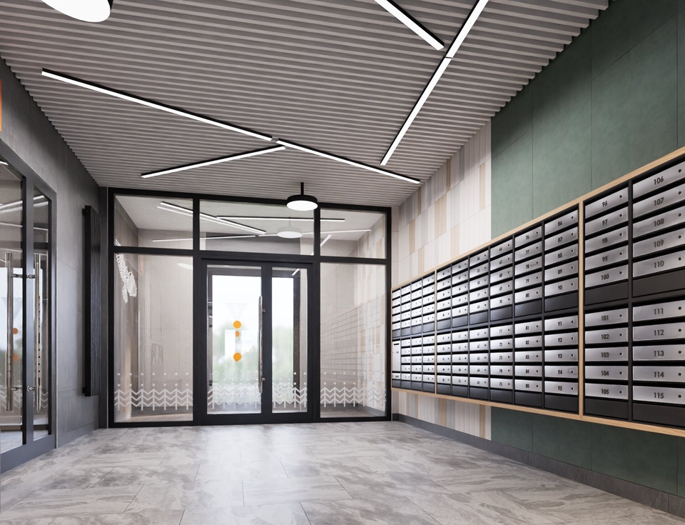 Интерьер подъезда