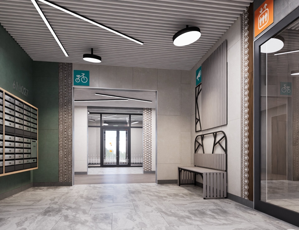 Интерьер подъезда